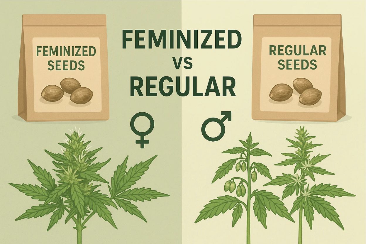 What's the Difference Between Feminized Seeds & Regular Cannabis Seeds –  Skyline Smoke Company