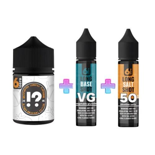 6Zero Blends Original Longfill Nic Salt/MTL Combo | Punctuation | Skyline Smoke Company | South Africa