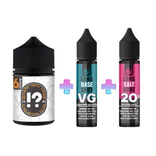 6Zero Blends Original Longfill Nic Salt/MTL Combo | Punctuation | Skyline Smoke Company | South Africa