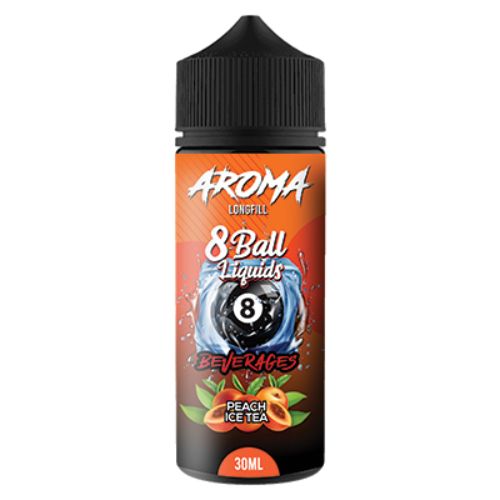 8 Ball Beverages Peach Ice Tea Longfill Aroma | 8 Ball | Skyline Smoke Company | South Africa