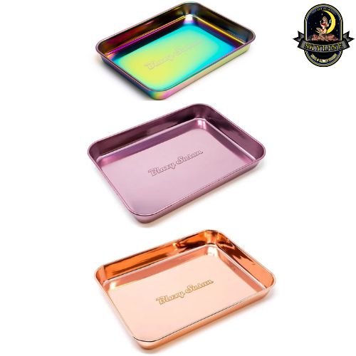 Blazy Susan Stainless Steel Rolling Trays