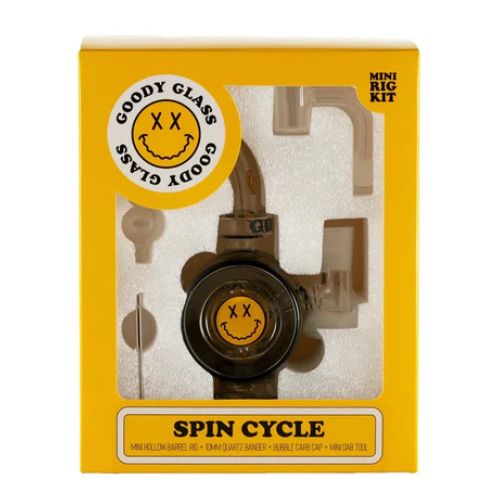Goodie Glass Spin Cycle Dab Rig 4-Piece Kit | Skyline Smoke Shop