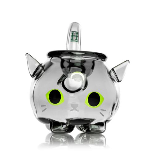 Hemper Black Cat Handpipe | Cute Durable Glass Herb Pipe
