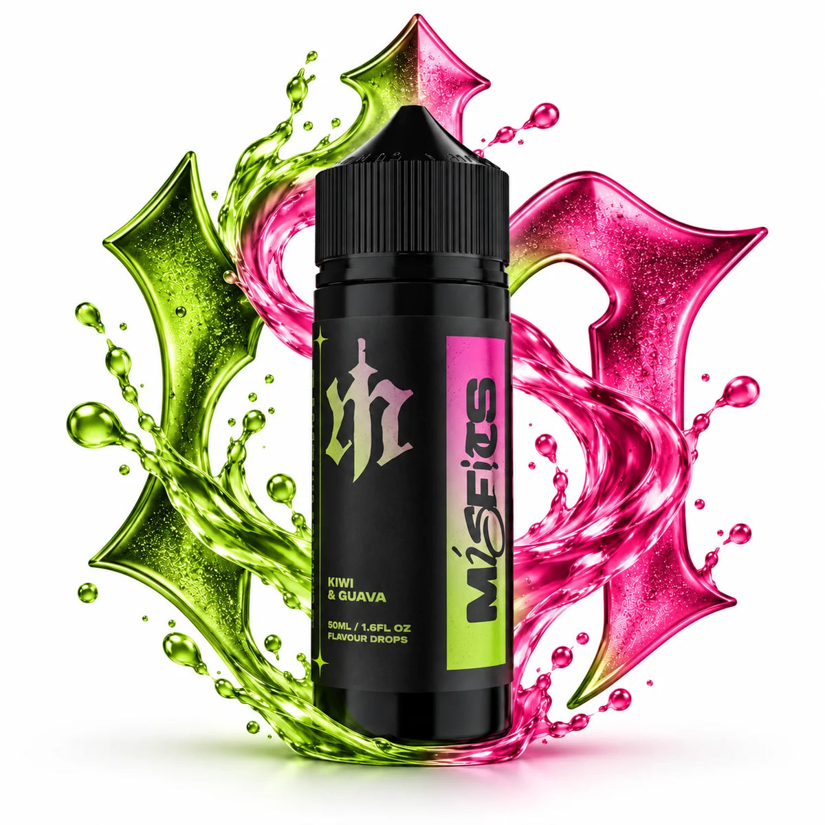 Misfits Kiwi & Guava 120ml longfill aroma bottle