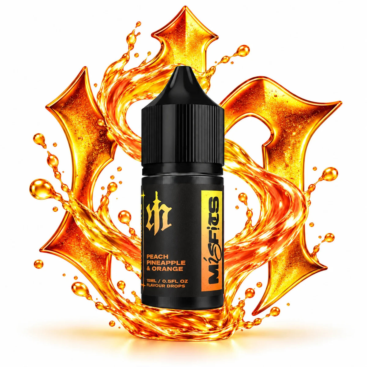 Misfits Peach Pineapple Orange Longfill Nic Salt Combo