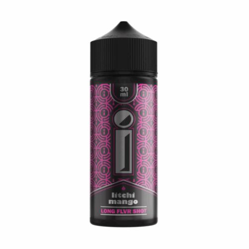Punctuation Spin Exclamation Longfill e-liquid bottle with mango litchi flavor profile for premium vaping experience