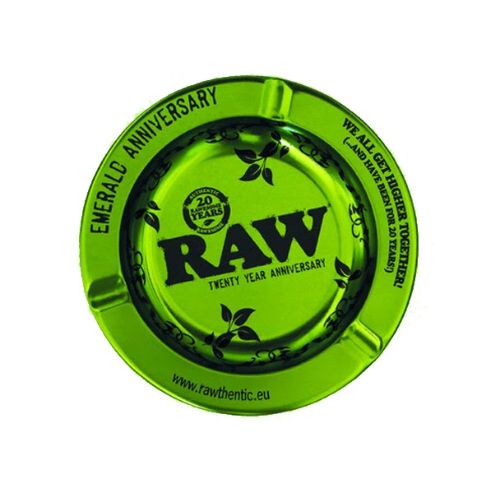 RAW 20th Anniversary Emerald Ashtray | Skyline Smoke Shop