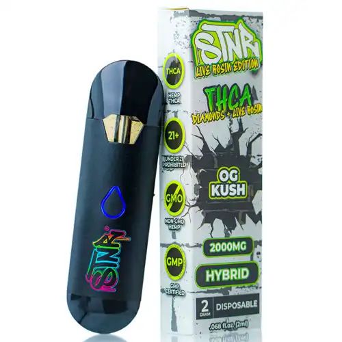 STNR OG Kush 2g Live Rosin & Diamonds Disposable Vapes | Skyline Smoke Shop