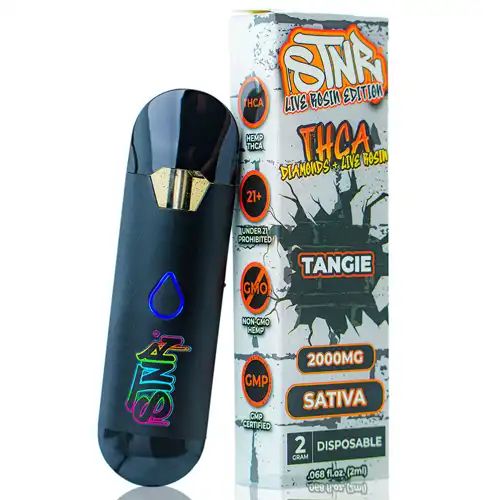 STNR Tangie 2g Live Rosin & Diamonds Disposable Vapes | Skyline Smoke Shop