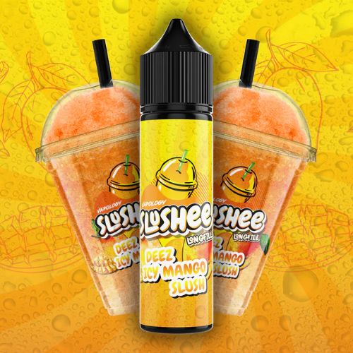 Slushee Deez Icy Mango 60ml Longfill Nic Salt Combo - Premium tropical mango ice slushee vape by Vapology