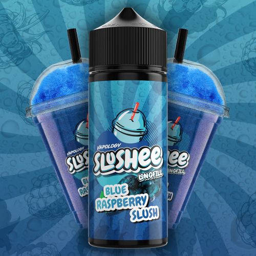 Vapology Blue Raspberry Slushee Longfill vape juice - Slushee Range exotic fruit ice e-liquid South Africa