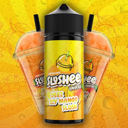 Vapology Deez Icy Mango Slushee Longfill vape juice - Slushee Range exotic fruit ice e-liquid South Africa
