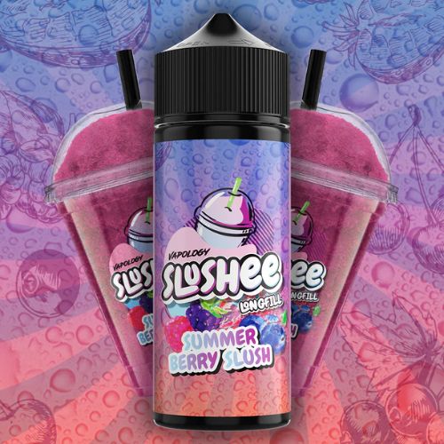 Vapology Summer Berry Slushee Longfill vape juice - Slushee Range exotic fruit ice e-liquid South Africa