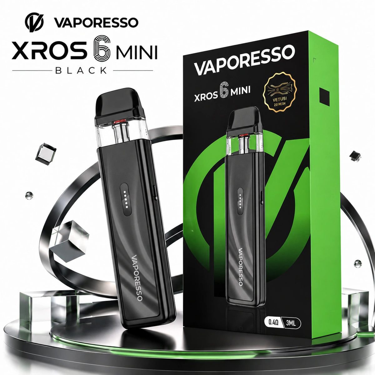 Vaporesso XROS 6 Mini Pod Kit – Black