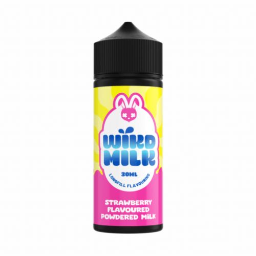 Wikd Milk Strawberry Longfill Aroma bottle 120ml DIY E-liquid