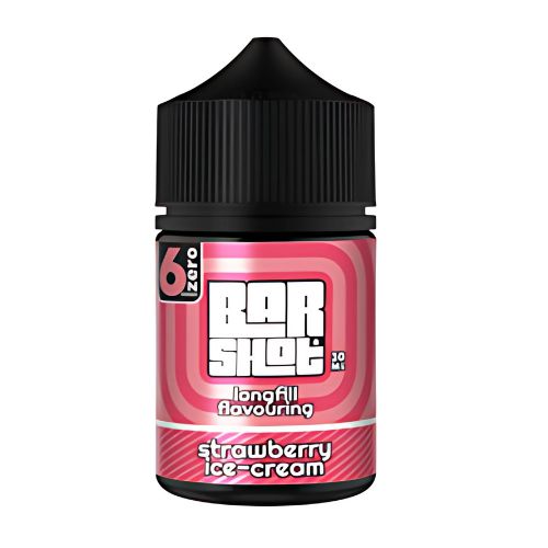Bar Shots 60ml’s Strawberry Ice-cream Longfill Nic Salt/MTL Combo | Steam Masters | Skyline Smoke Company | South Africa