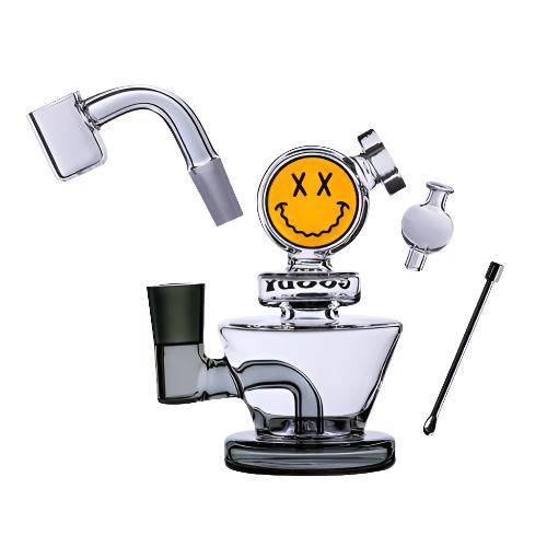 Big Face Mini Dab Rig 4 Piece Kit. | Goody Glass USA | Skyline Smoke Company | South Africa
