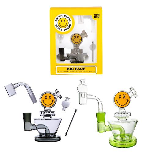 Big Face Mini Dab Rig 4 Piece Kit. | Goody Glass USA | Skyline Smoke Company | South Africa
