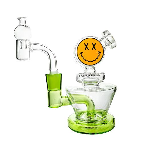 Big Face Mini Dab Rig 4 Piece Kit. | Goody Glass USA | Skyline Smoke Company | South Africa
