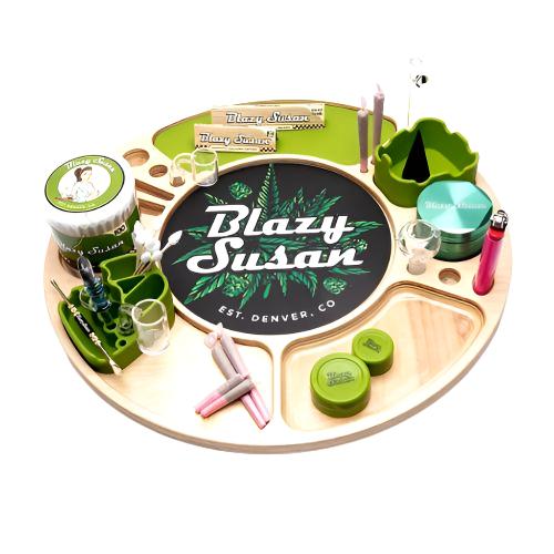 Birch Blazy Susan Spinning Rolling Tray | Blazy Susan | Skyline Smoke Company | South Africa