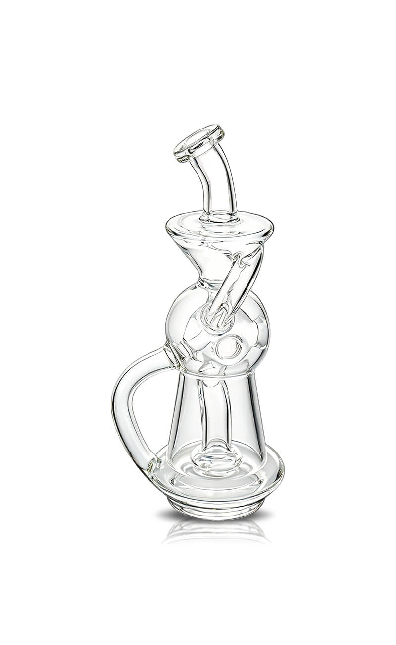 BOMB Aerix Orbit Recycler Glass Top side view