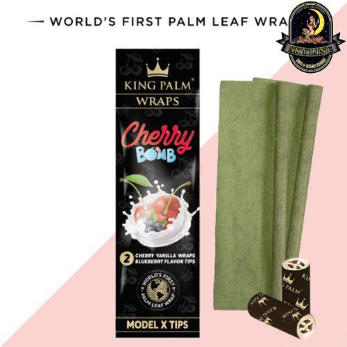 Cherry Bomb Flavored Palm Blunt Wraps | King Palm | Skyline Smoke Company | South Africa