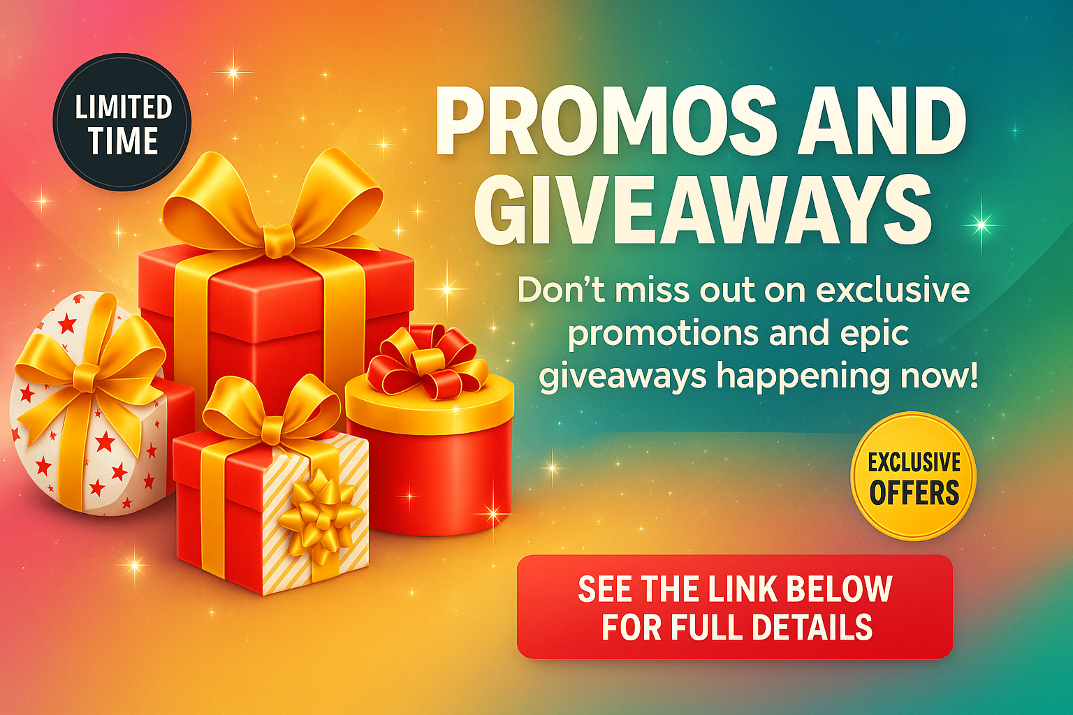 Enhanced Promos and Giveaways Banner