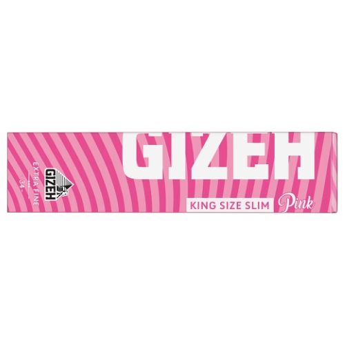 GIZEH All Pink King Size Slim Rolling Papers | GIZEH | Skyline Smoke Company | South Africa
