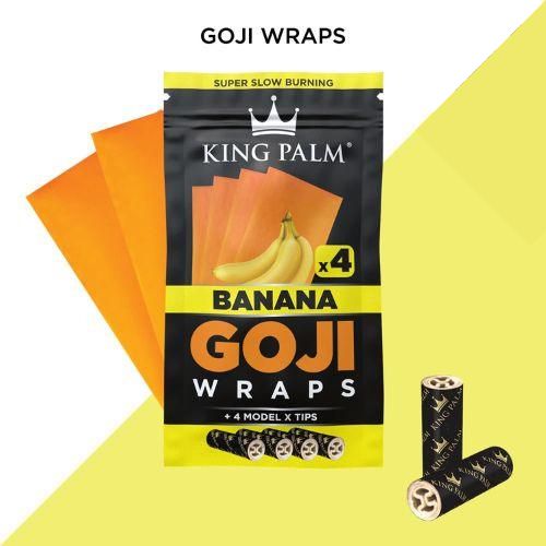 Goji Banana Blunt Wraps | King Palm | Skyline Smoke Company | South Africa