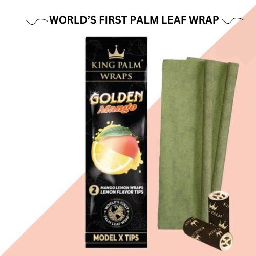 Golden Mango Flavored Palm Blunt Wraps | King Palm | Skyline Smoke Company | South Africa
