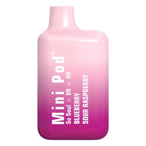 Mini Pod 1000 Puff Blueberry Sour Raspberry Disposable Vape | So Soul | Skyline Smoke Company | South Africa