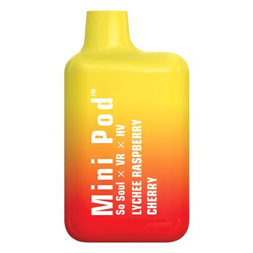 Mini Pod 1000 Puff Lychee Raspberry Cherry 5% Disposable Vape | So Soul | Skyline Smoke Company | South Africa