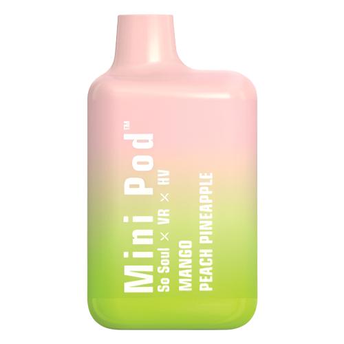 Mini Pod 1000 Puff Mango Peach Pineapple 5% Disposable Vape | So Soul | Skyline Smoke Company | South Africa