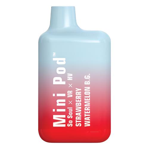 Mini Pod 1000 Puff Strawberry Watermelon Bubblegum Disposable Vape | So Soul | Skyline Smoke Company | South Africa