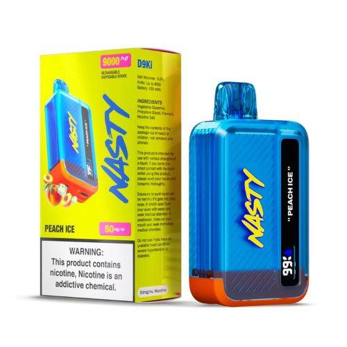 Nasty Bar Peach Ice 9000 Puff Disposable Vape | Nasty | Skyline Smoke Company | South Africa