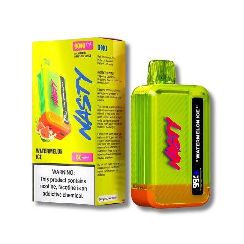 Nasty Bar Watermelon Ice 9000 Puff Disposable Vape | Nasty | Skyline Smoke Company | South Africa