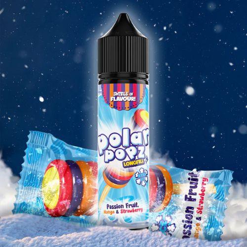Polar Popz XTRA Passion Fruit Mango & Strawberry 60ml Longfill Nic Salt Combo | TVF | Skyline Smoke Company | South Africa