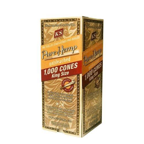 Pure Hemp Unbleached King Size 1000 Cones Bulk Box | Pure Hemp | Skyline Smoke Company | South Africa