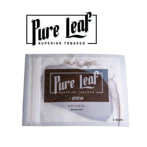 Pure Leaf Tobacco Wraps Natural | Shine Rolling Papers | Skyline Smoke Company | South Africa