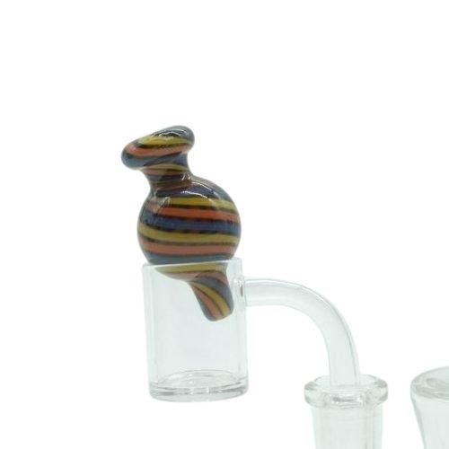 Rainbow Striped Bubble Carb Caps | Skyline Smoke Shop | Skyline Smoke Company | South Africa