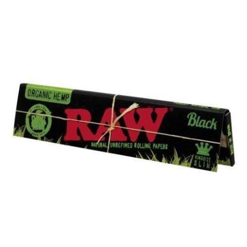 RAW Black Organic Hemp King Size Slim Rolling Papers | RAW | Skyline Smoke Company | South Africa