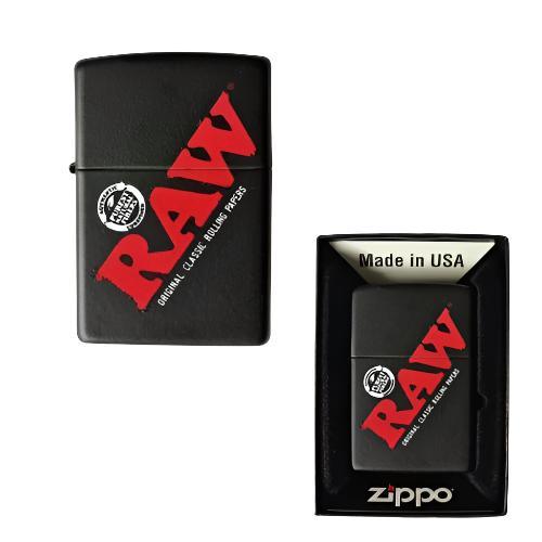 Raw Black Zippo Lighter | RAW | Skyline Smoke Company | South Africa