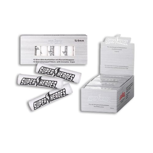 Super Heroes Carbon Filters 6mm | Super Heroes | Skyline Smoke Company | South Africa