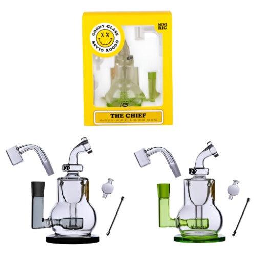 The Chief Mini Dab Rig 4-Piece Kit | Goody Glass USA | Skyline Smoke Company | South Africa