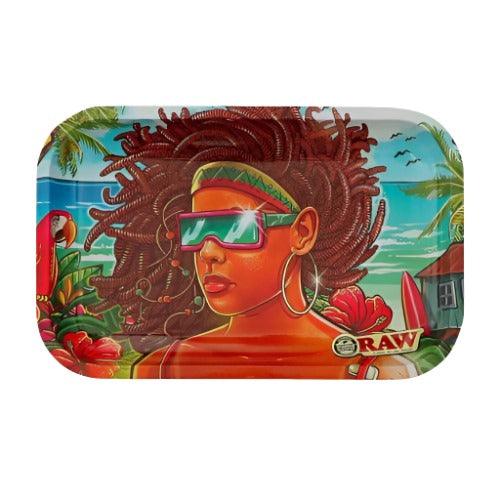 The Raw Brazil Rolling Tray 3 | RAW | Skyline Smoke Company | South Africa
