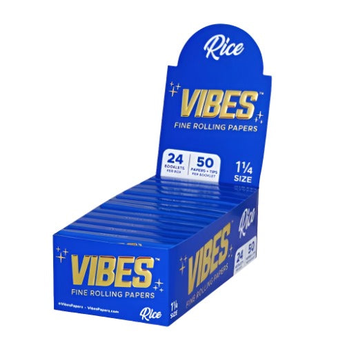 Vibes Rice Papers 1 1/4 Slim With Tips | Vibes Papers | Skyline Smoke Company | South Africa