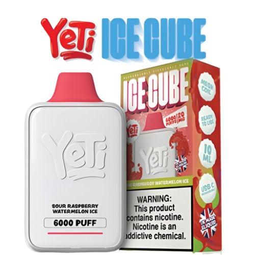 Yeti Ice Cube Sour Raspberry Watermelon Ice 20mg Disposable Vape | Yeti E-Liquids | Skyline Smoke Company | South Africa