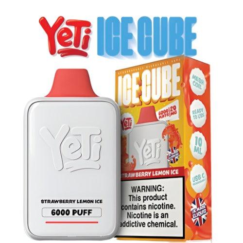 Yeti Ice Cube Strawberry Lemon Ice 20mg Disposable Vape | Yeti E-Liquids | Skyline Smoke Company | South Africa