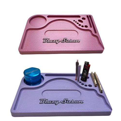 Blazy Susan Hemp Plastic Rolling Trays. | Blazy Susan | Skyline Smoke Company | South Africa