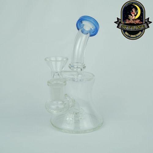 Clear Glass Dab Rig beaker base detail